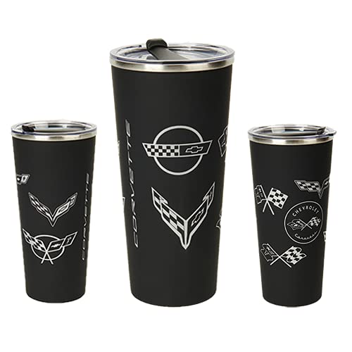 Davies Corvette C1-C8 tumbler with swivel lid stays hot or cold on the go.