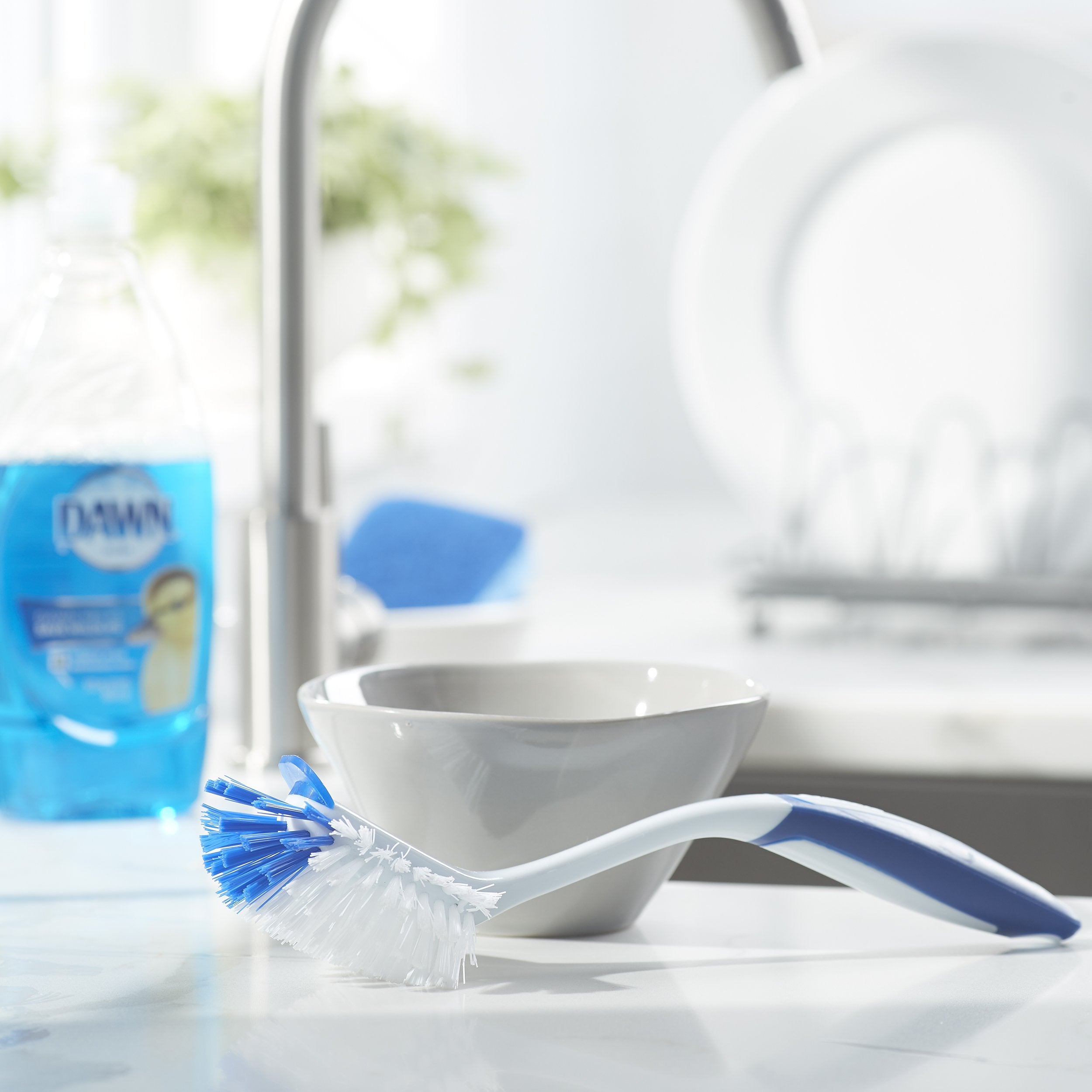Dawn Radial Head Kitchen Brush safe on non-stick cookware