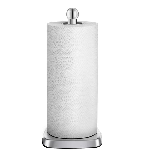 DAWNER SecureGrip stainless steel countertop stand demonstrates durable, reliable towel access.