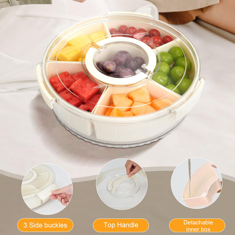 Dayacoco charcuterie display tray showcases snacks attractively