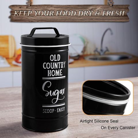 DAYYET black tea canister protects freshness with tight seal