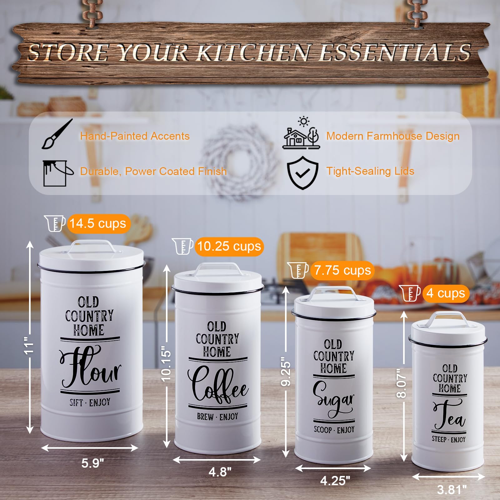 DAYYET coffee canister closeup highlighting airtight lid preserving aroma