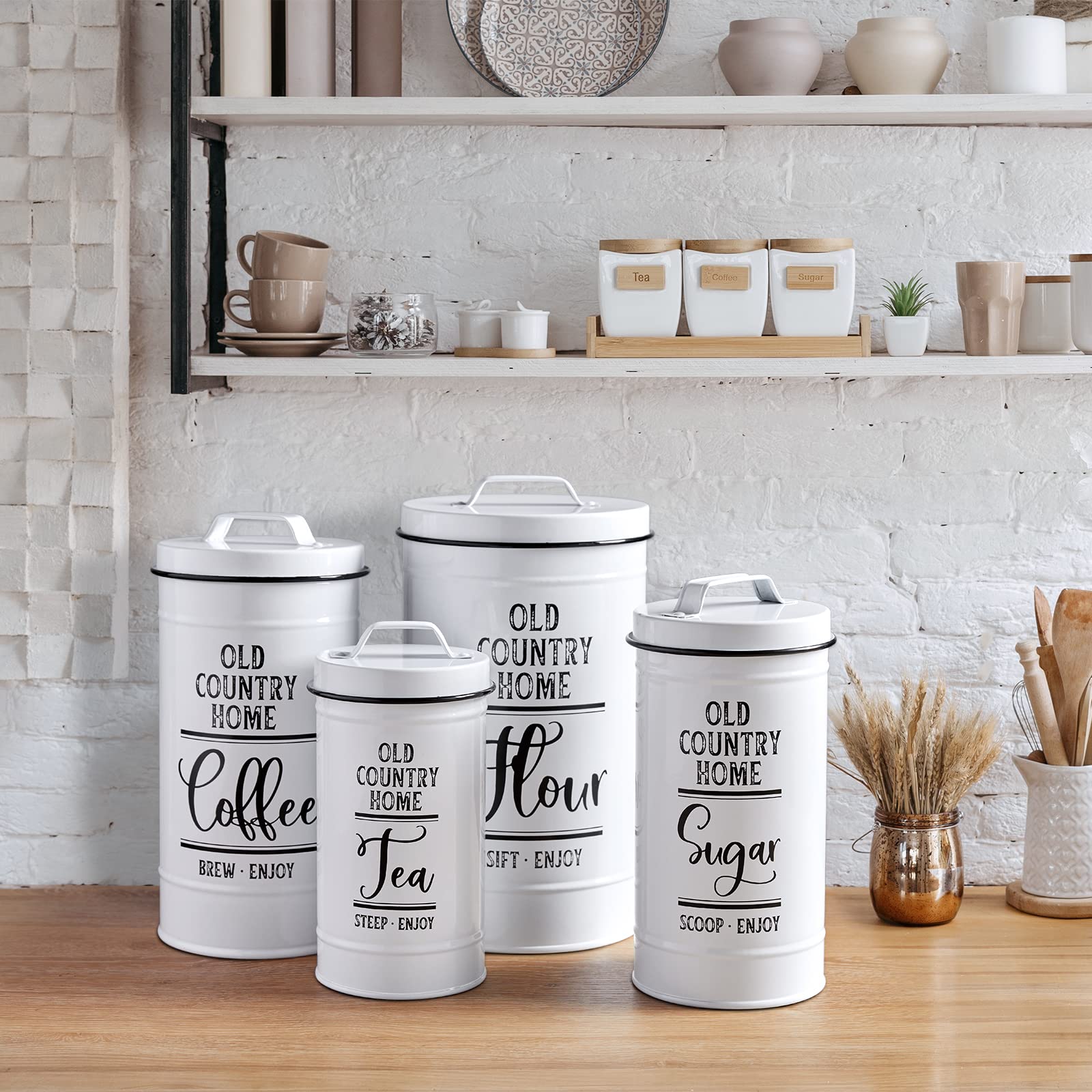 DAYYET tea canister on display combines charm with easy freshness