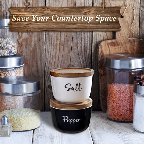 DAYYET acacia lid secures seasoning and reduces splashes during cooking.