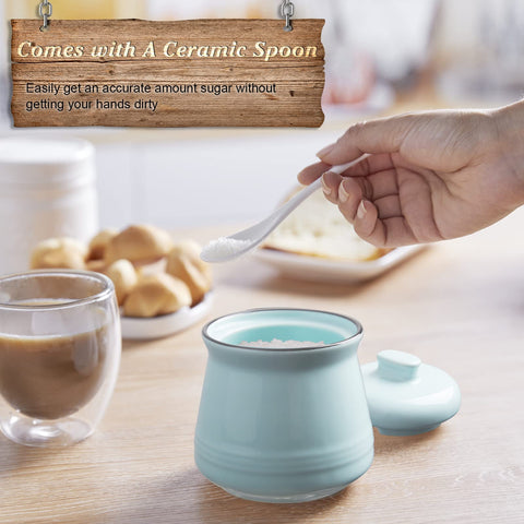 DAYYET coffee bar sugar dispenser for spill-free serving