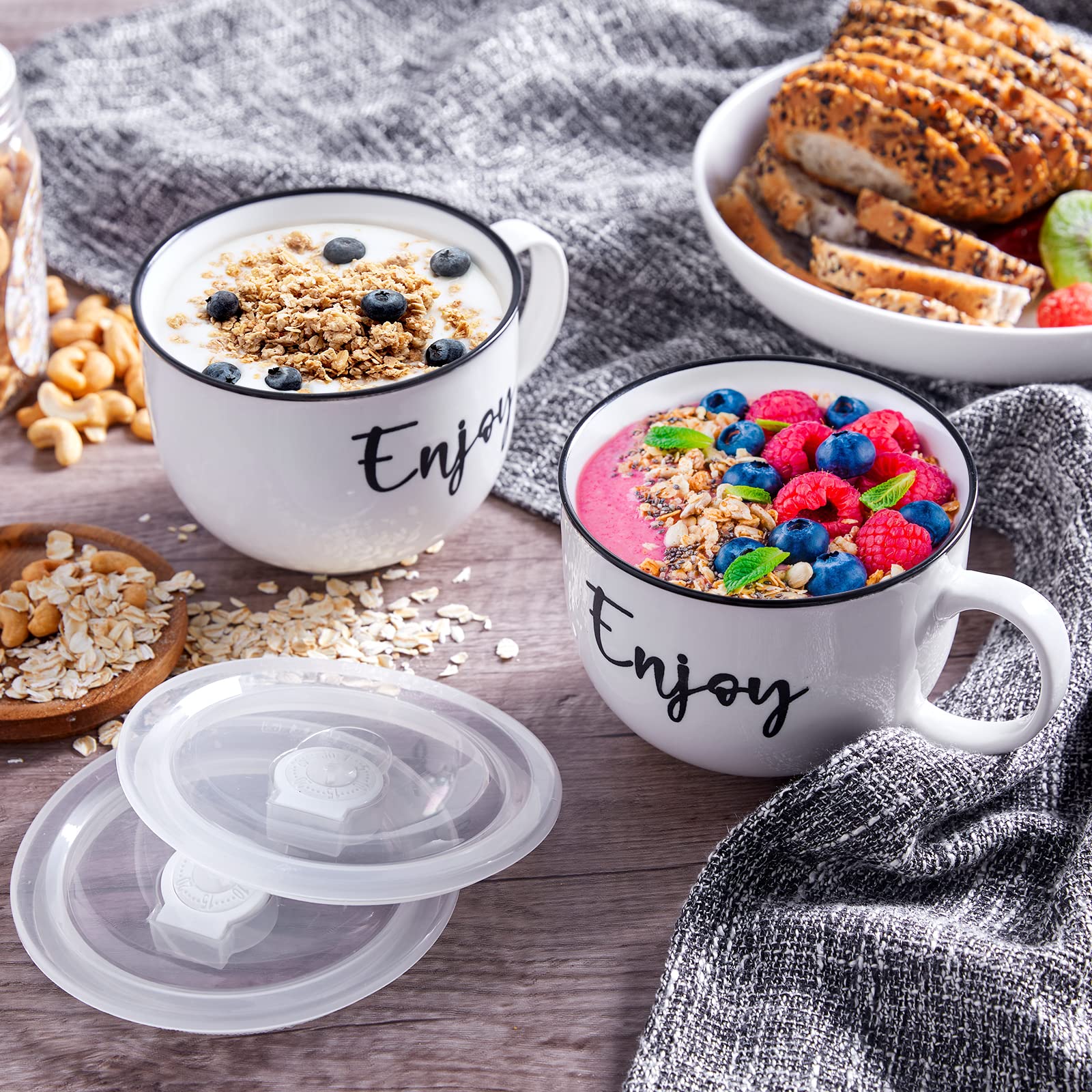 DAYYET set of 2 mugs for sharing meals and cozy drink moments.