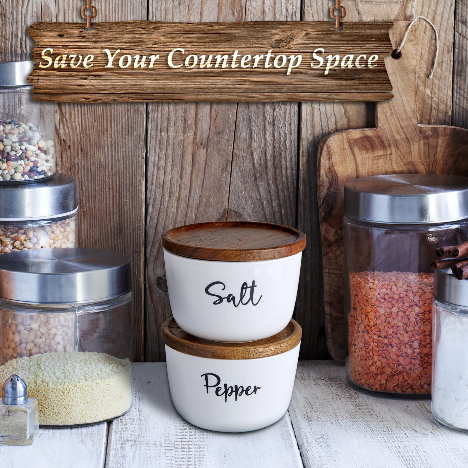 DAYYET stackable bowls save counter space during meal prep.