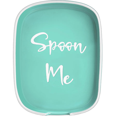 DAYYET teal spoon rest on stove top to catch drips and protect surfaces