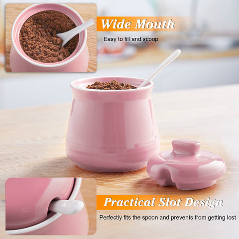 DAYYET wide-mouth sugar container simplifies filling and scooping.