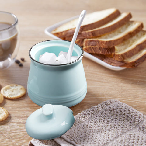 DAYYET wide-opening sugar container for easy filling and cleaning