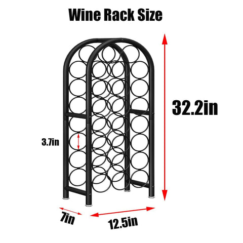 Dazioter arch-design rack features a top handle for easy relocation.