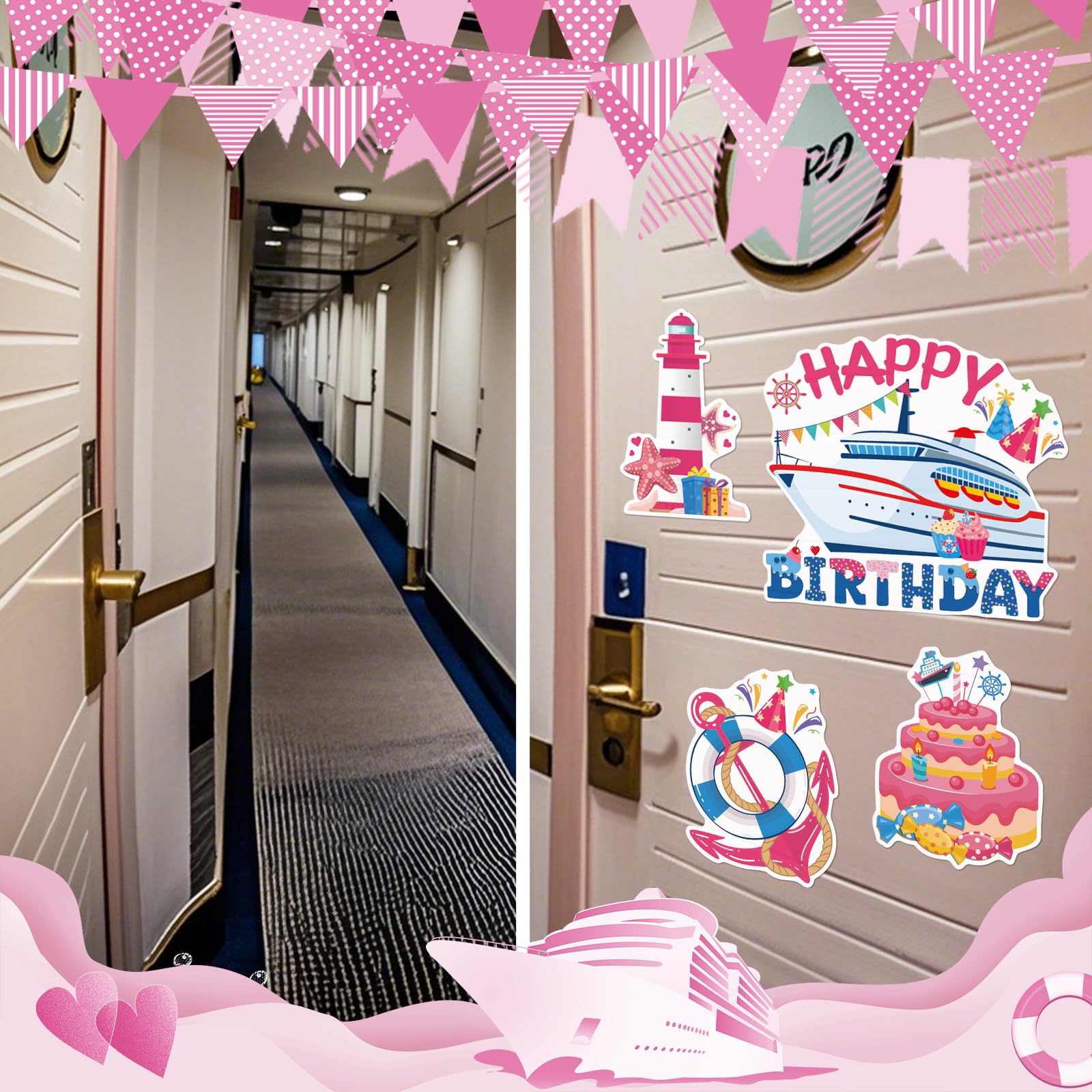 Dazoratix birthday cruise magnets red pen for DIY customization on metal surfaces.