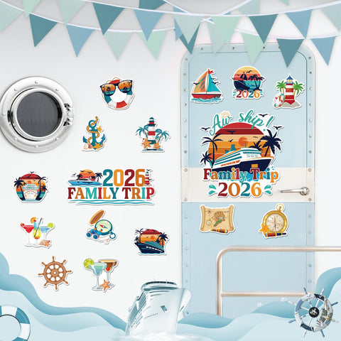 Dazoratix cruise magnet shows cocktails graphics, ideal for festive shipboard occasions.