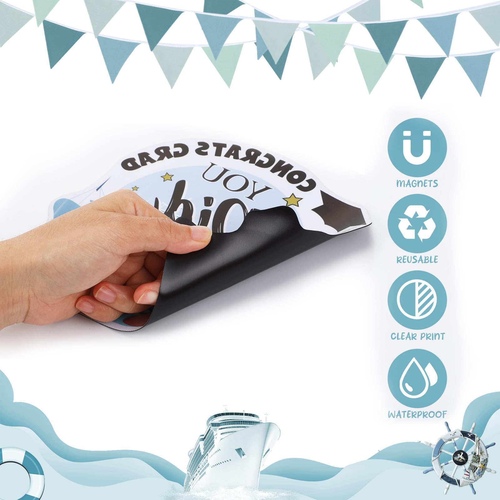 Dazoratix magnets extend beyond doors for fridge, cars, or cabinets.