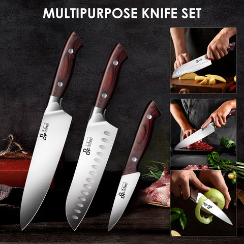 DDF iohEF ergonomic pakkawood handle for comfortable grip
