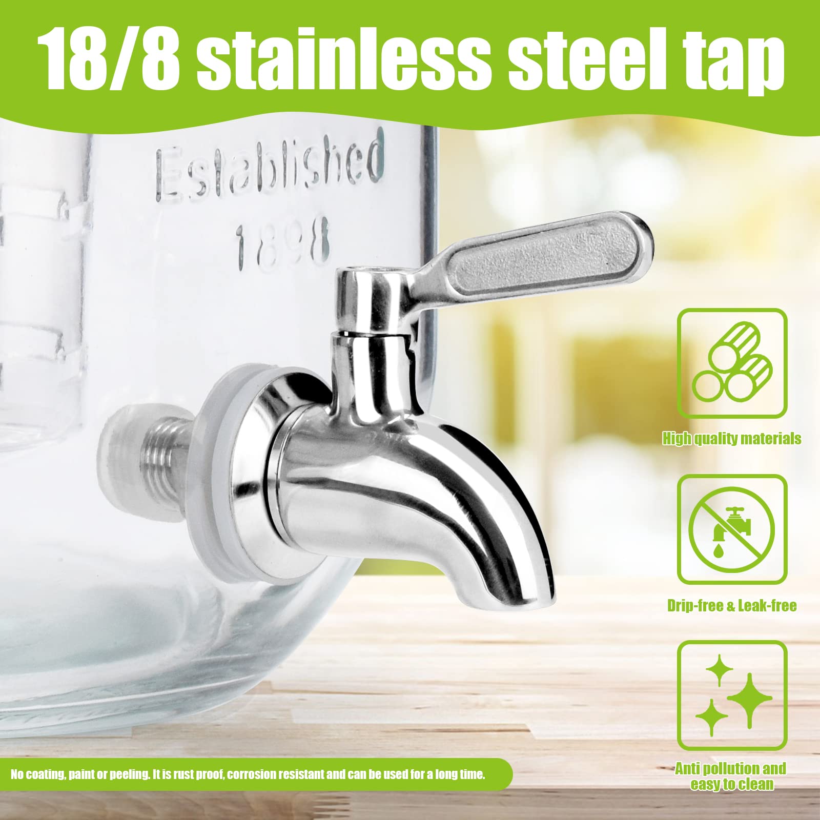 DD&HAPP leakproof dispensing design minimizes spills during service.