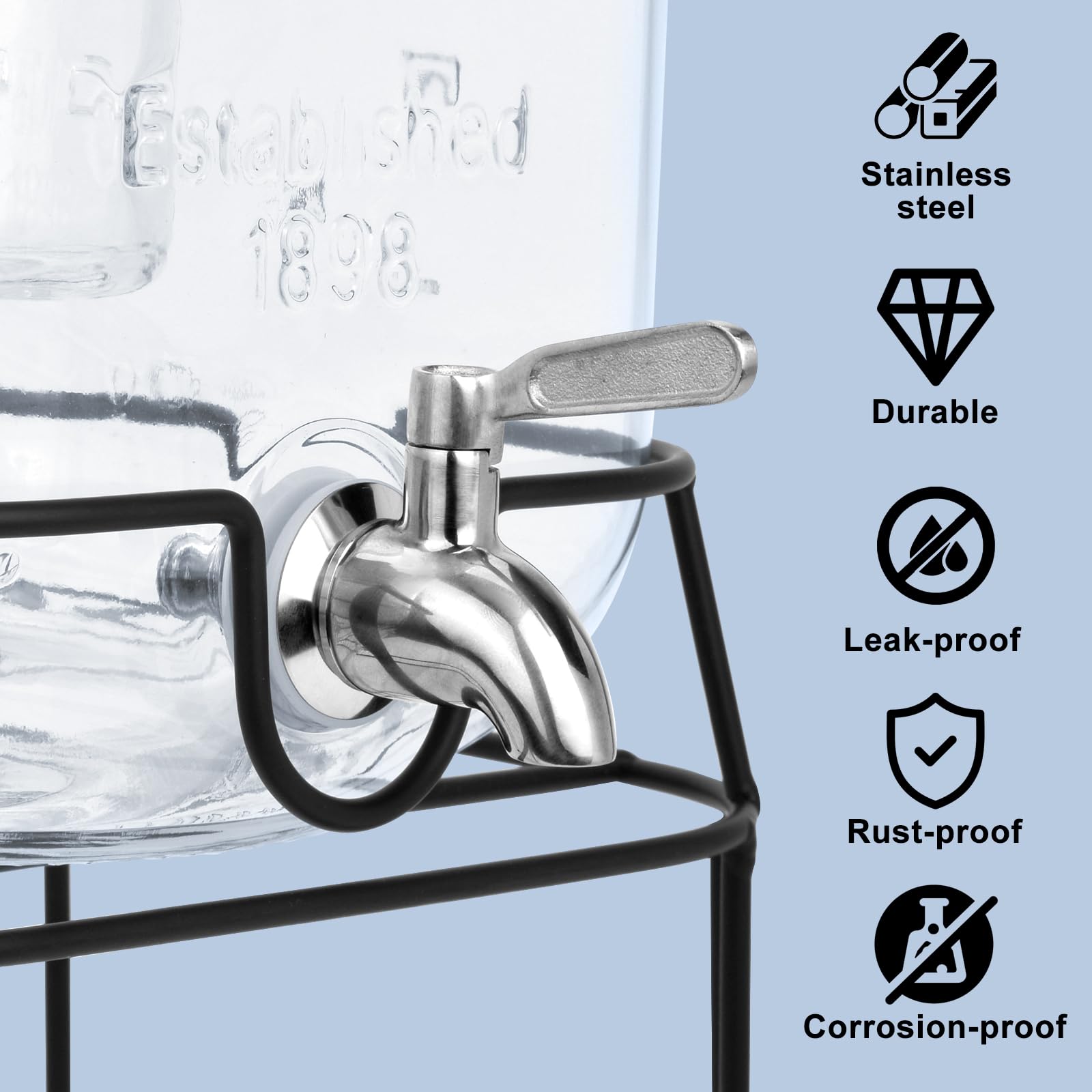 DD&HAPP removable infusion infuser for fresh fruit and herb flavors