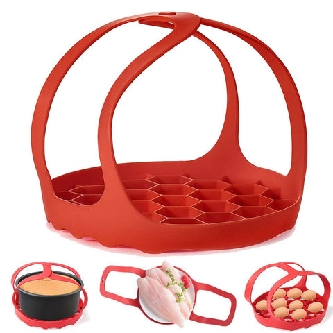 ddLUCK pressure sling for 6qt/8qt cookers, easy lift and safe steaming.