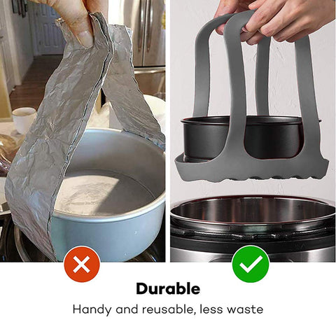 ddLUCK anti-scald sling design keeps hands safe during steam release
