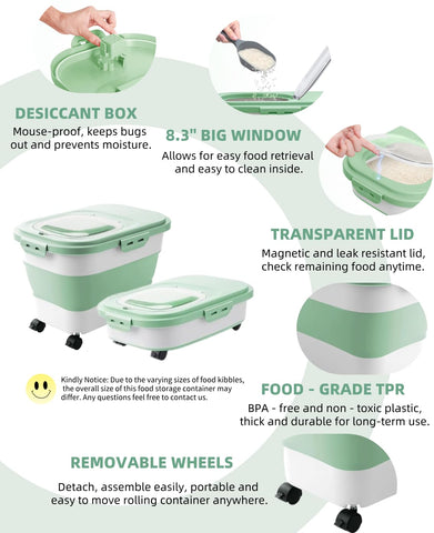 DDMOMMY detachable wheels enable smooth kitchen mobility