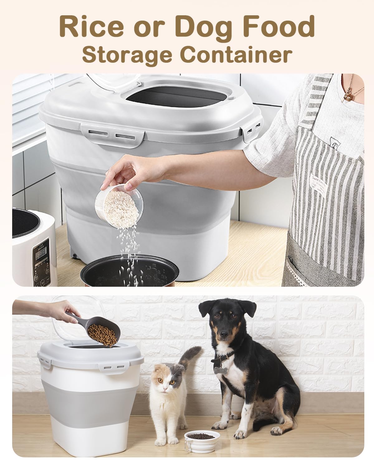 DDMOMMY set includes two small containers and scoop for convenience.
