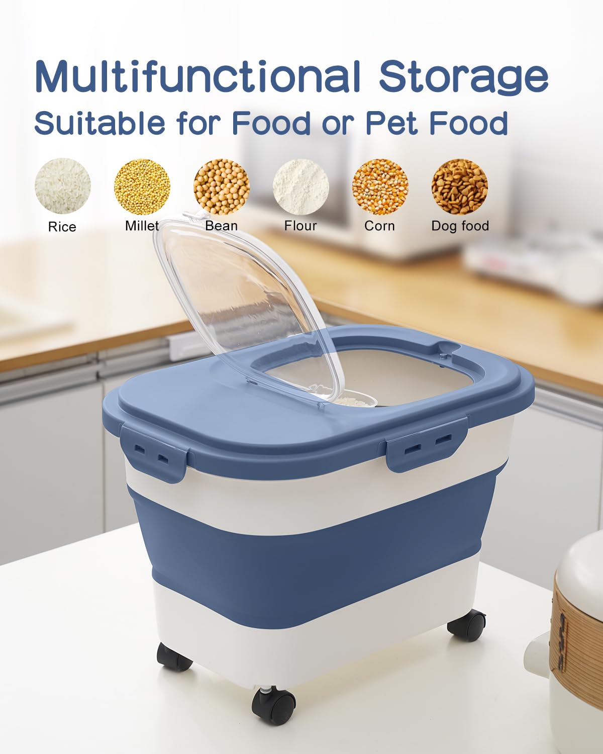 DDMOMMY moisture-seal-container: double locking lids protect against moisture.