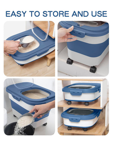 DDMOMMY pet-food-storage-container: versatile storage for dry meals and snacks.