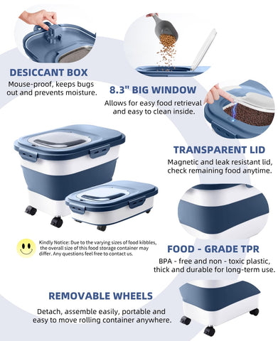 DDMOMMY versatile-storage-bin: fits rice, flour, corn, and more.