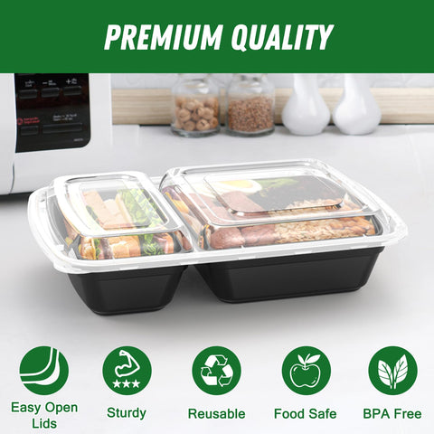 Dealusy leakproof container lids prevent spills during transport.