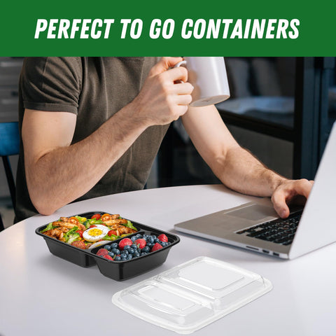 Dealusy stackable design saves space in cabinets and fridges.
