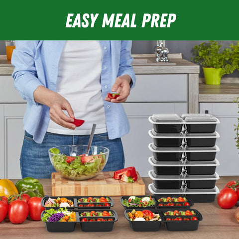 Dealusy 50-pack value for bulk meal prep and leftovers on the go.