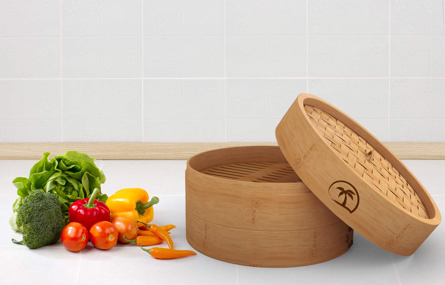 Dealzndealz 2-pairs of chopsticks for easy serving and tasting.