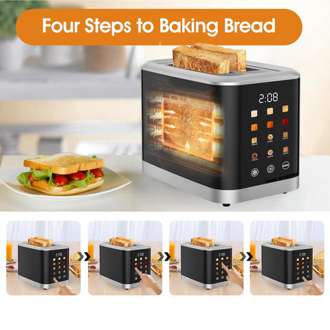 Dear Morning crumb tray design simplifies cleaning after toasting