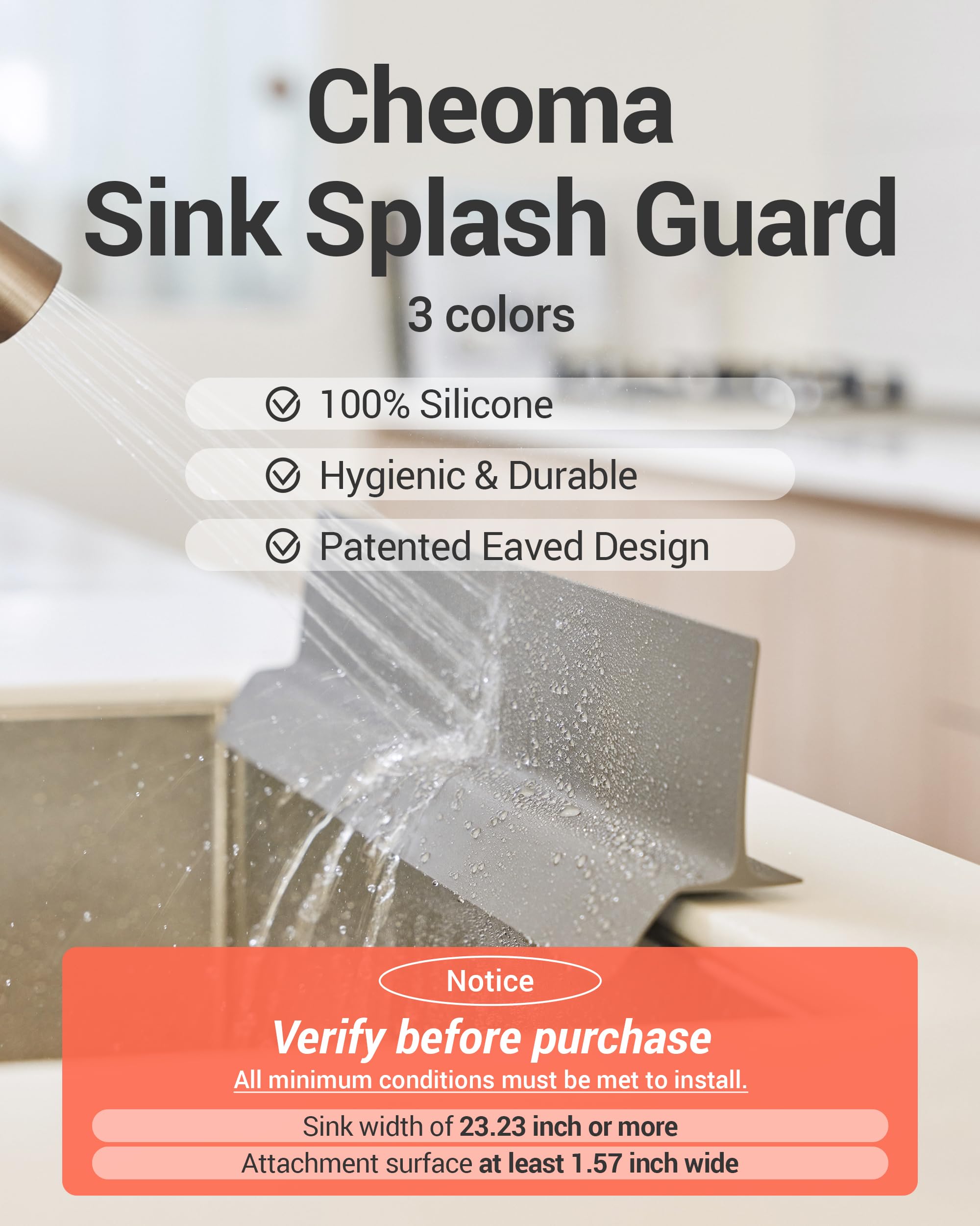 DEARCUS adsorption plate demonstrates strong suction to secure the guard during washing.