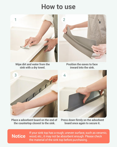 DEARCUS hygienic, stain-resistant surface stays clean after frequent use.