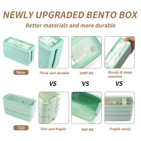 DearHomie Bento Box microwave-safe feature for quick reheating at work.