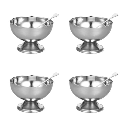 DEARMAMY gold-footed dessert cups for elegant party serving
