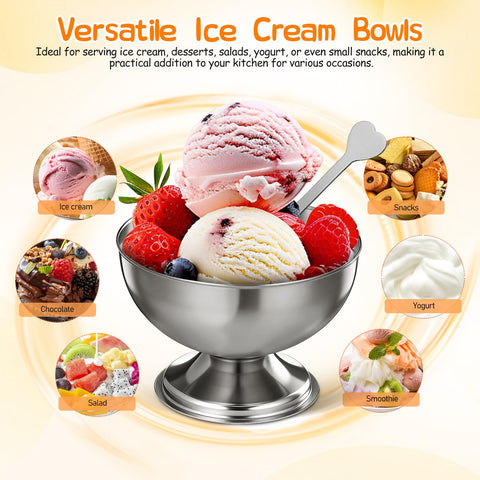 DEARMAMY ice-cream dishes for scooped treats