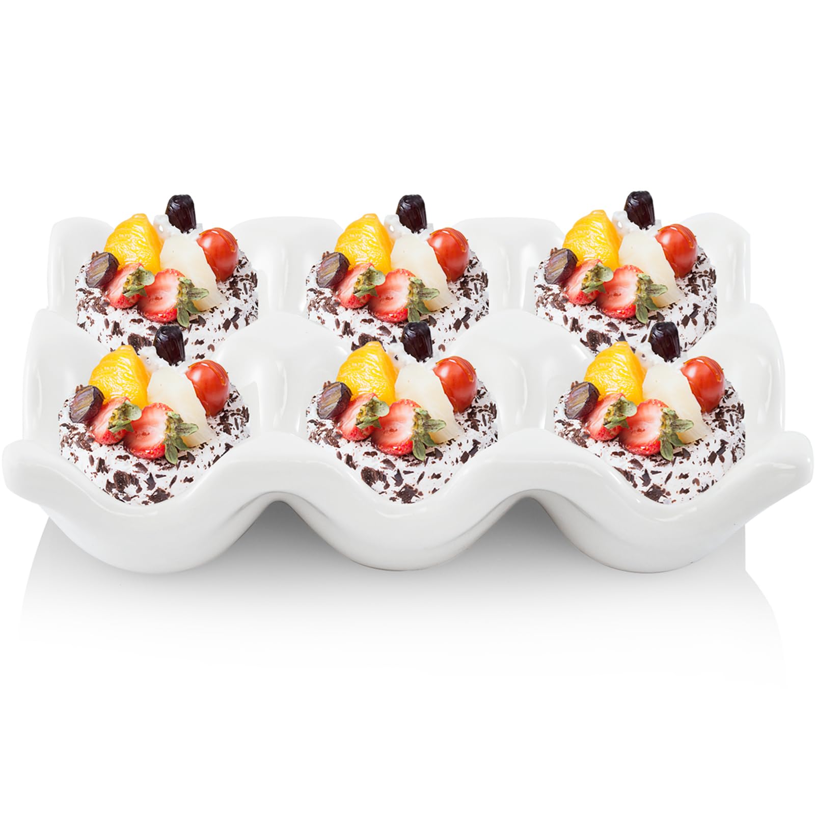 DEAYOU porcelain tray is microwave and dishwasher safe for everyday use.