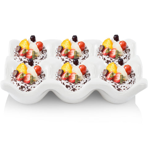 DEAYOU porcelain tray is microwave and dishwasher safe for everyday use.