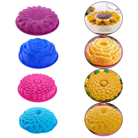 DEAYOU easy-release silicone mold simplifies cleanup after baking.