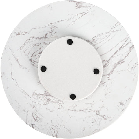 DEAYOU Marble Lazy Susan adds a touch of showpiece charm to weddings