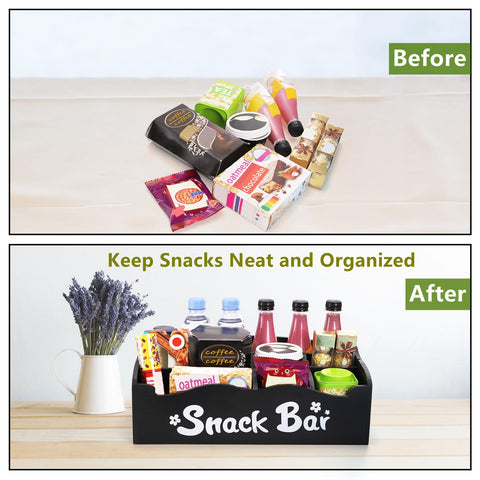DEAYOU snack station includes non-slip mats to prevent countertop sliding.