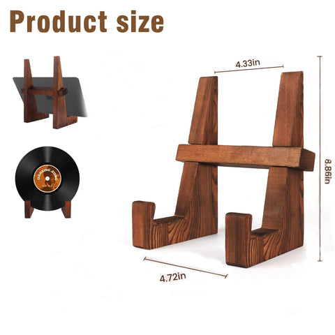 DEBETOOL cookbook stand sturdy-support with wooden rod offers steady page turns during prep.