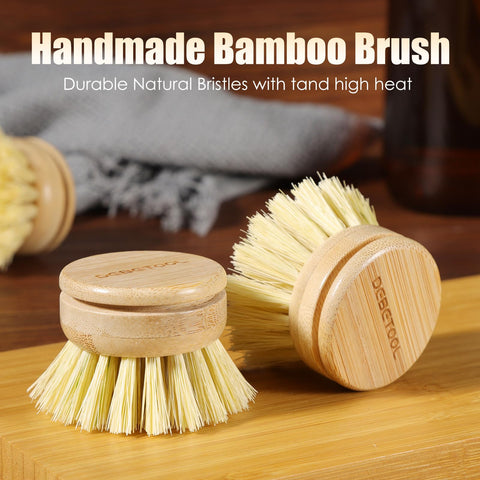 Three-pack DEBETOOL brushes displayed for versatile kitchen tasks.