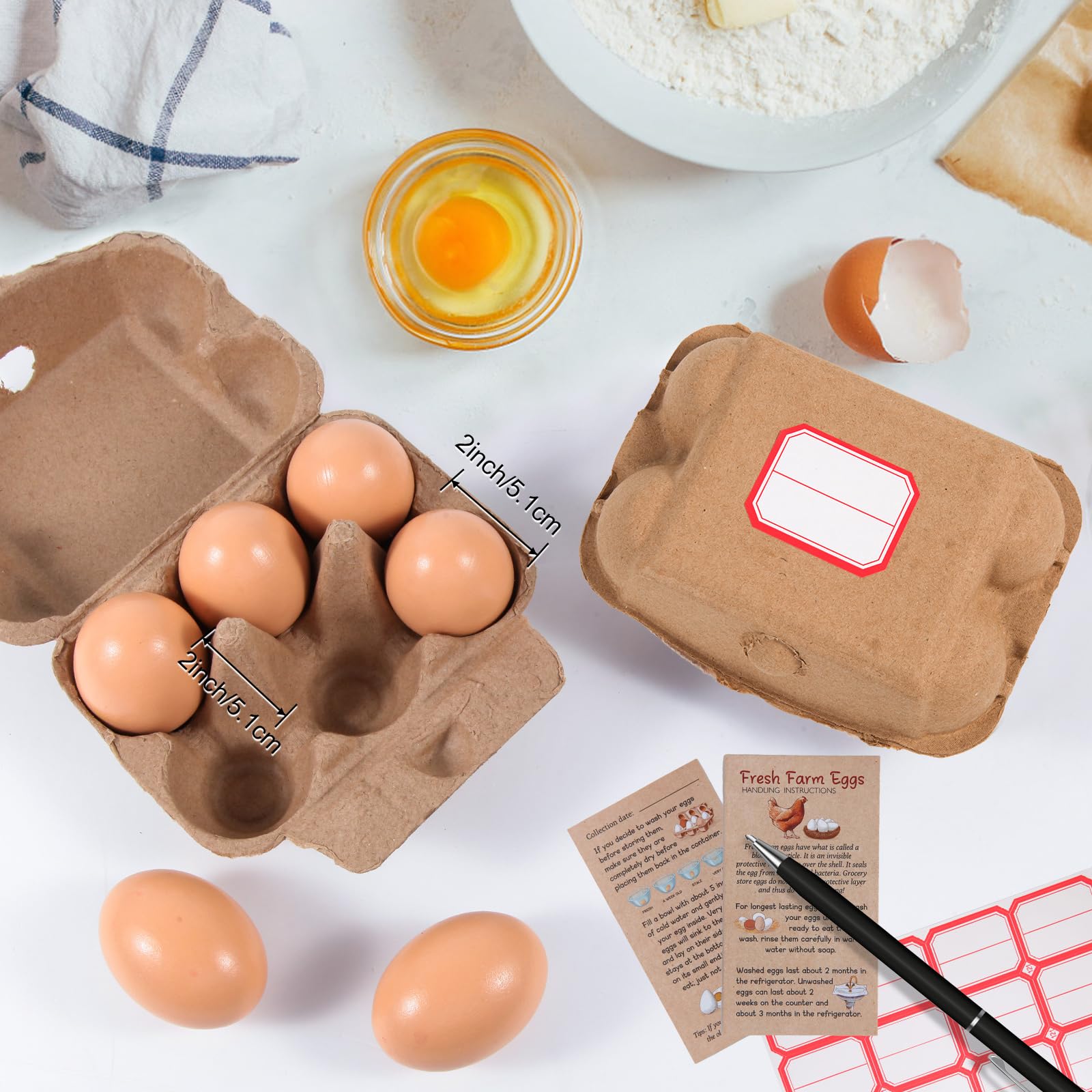 DecarDamai egg carton made from pulp fiber for eco-friendly reuse