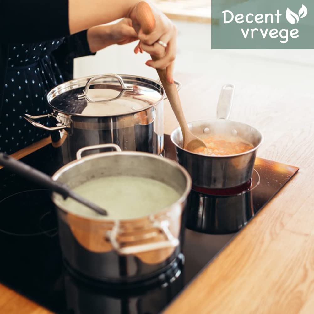 Decent Vrvege easy-care wooden spoon for quick rinse and air dry