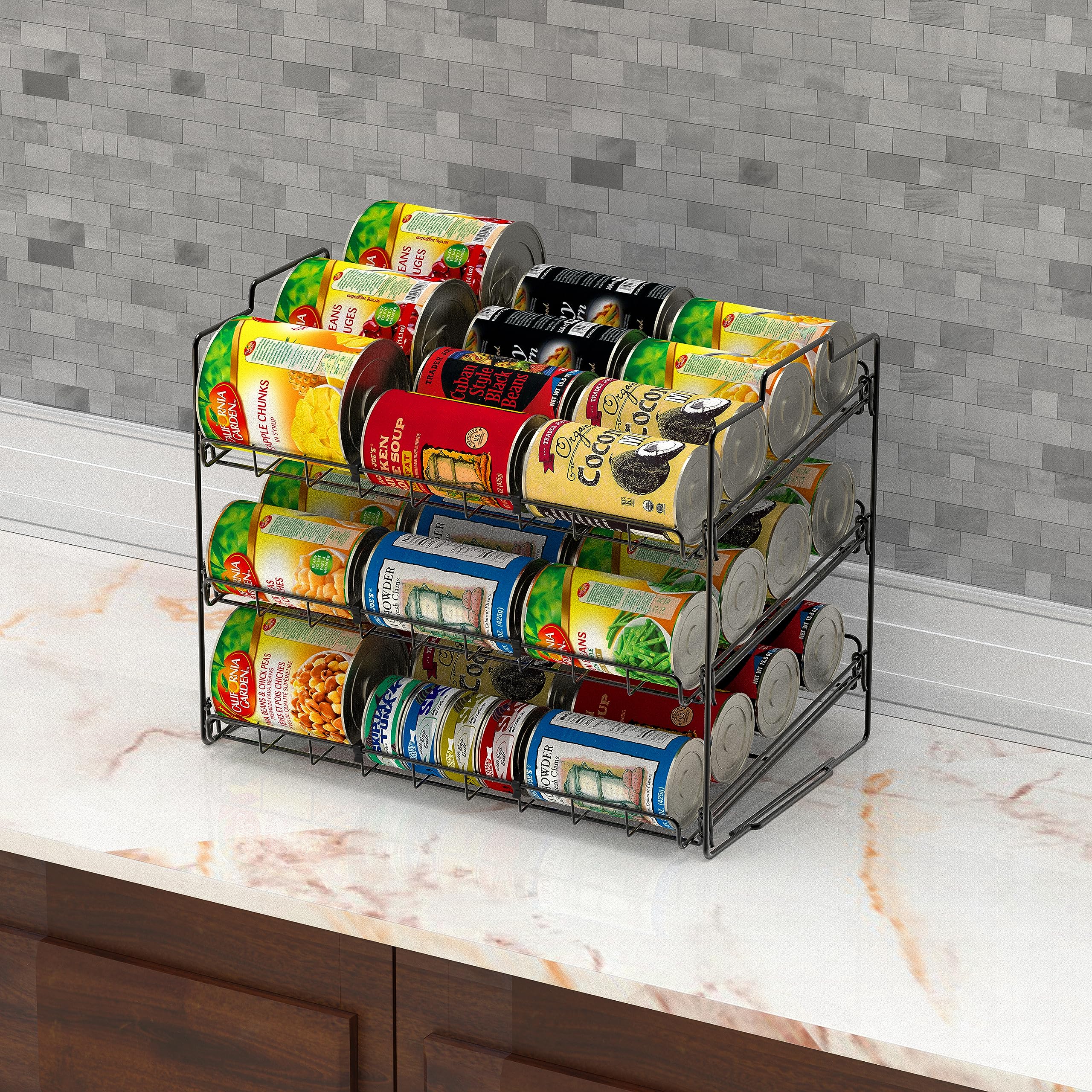 Deco Brothers adjustable dividers accommodate various can sizes