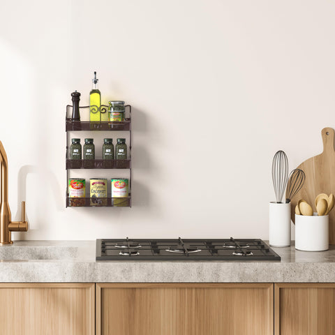 Bronze finish detail adds warm, stylish kitchen storage with Deco Brothers