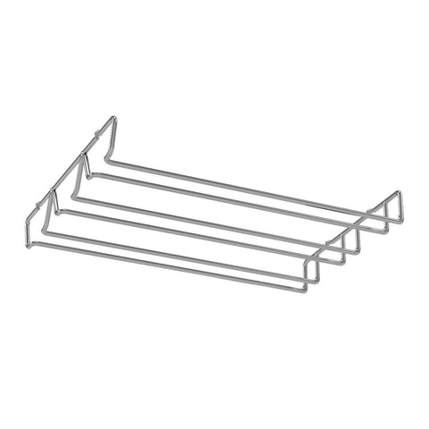 Deco Brothers side-by-side installation option chrome rack expands stemware capacity